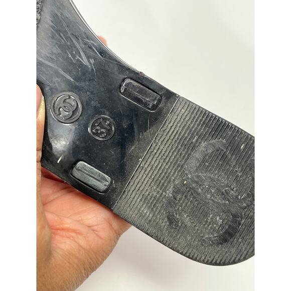 Authentic Chanel Flower Camellia Sandals 37 - Picture 5 of 6